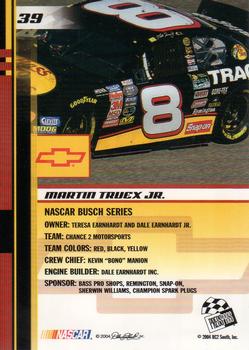 2004 Press Pass Trackside #39 Martin Truex Jr. Back