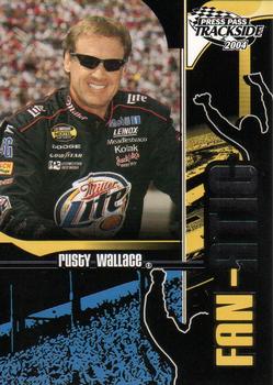 2004 Press Pass Trackside #114 Rusty Wallace Front