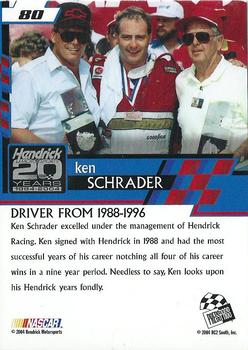 2004 Press Pass Trackside #80 Ken Schrader Back