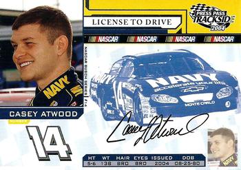 2004 Press Pass Trackside #94 Casey Atwood Front