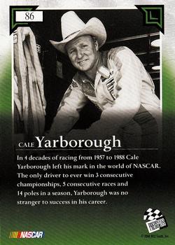 2004 Press Pass VIP #86 Cale Yarborough Back