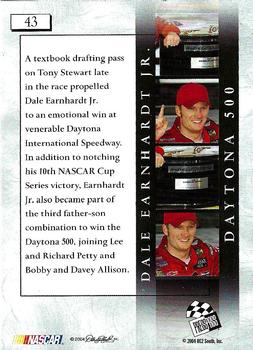 2004 Press Pass VIP #43 Dale Earnhardt Jr. Back