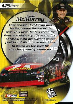 2004 Press Pass VIP - Making The Show #MS 21 Jamie McMurray Back