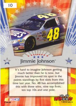 2004 Wheels American Thunder #10 Jimmie Johnson Back