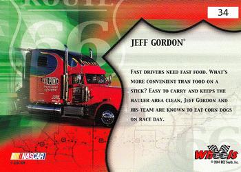 2004 Wheels American Thunder #34 Jeff Gordon's Rig Back