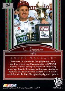 2005 Press Pass Legends #38 Rusty Wallace Back
