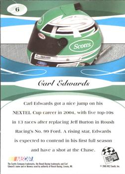 2005 Press Pass Premium #6 Carl Edwards Back