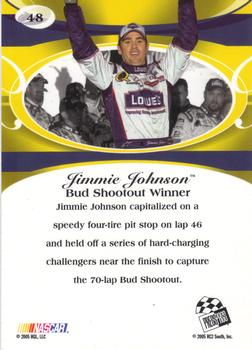 2005 Press Pass Premium #48 Jimmie Johnson Back