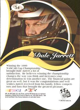 2005 Press Pass Premium #54 Dale Jarrett Back