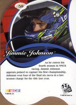2005 Press Pass Premium #59 Jimmie Johnson Back