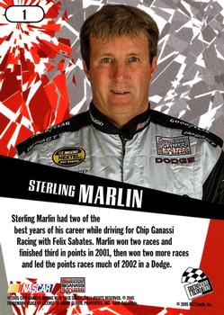 2005 Press Pass Stealth #1 Sterling Marlin Back