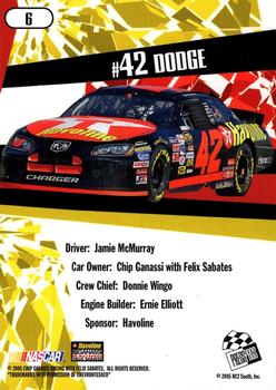 2005 Press Pass Stealth #6 Jamie McMurray's Car Back