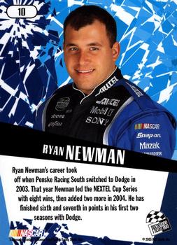 2005 Press Pass Stealth #10 Ryan Newman Back