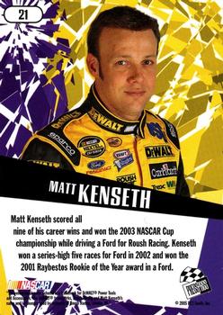 2005 Press Pass Stealth #21 Matt Kenseth Back