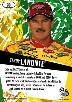 2005 Press Pass Stealth #30 Terry Labonte Back