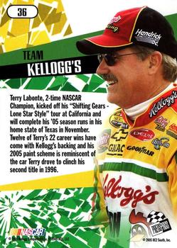 2005 Press Pass Stealth #36 Terry Labonte Back