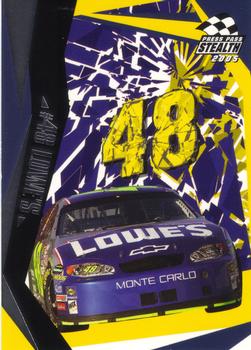 2005 Press Pass Stealth #42 Jimmie Johnson's Car Front
