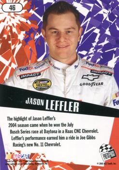 2005 Press Pass Stealth #46 Jason Leffler Back