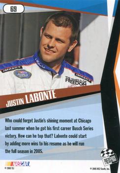 2005 Press Pass Stealth #69 Justin Labonte Back