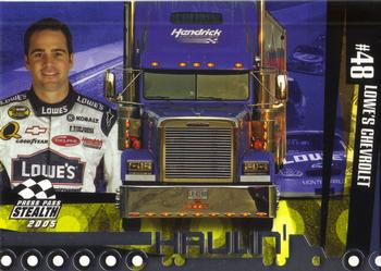 2005 Press Pass Stealth #89 Jimmie Johnson's Transporter Front