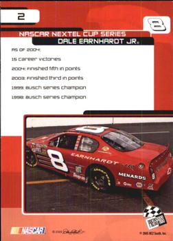 2005 Press Pass Trackside #2b Dale Earnhardt Jr. Back