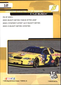 2005 Press Pass Trackside #12 Kyle Busch Back