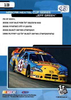 2005 Press Pass Trackside #13 Jeff Green Back