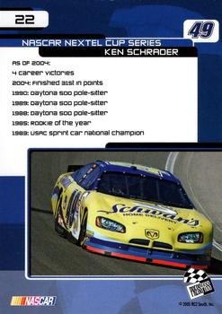 2005 Press Pass Trackside #22 Ken Schrader Back