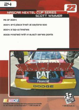 2005 Press Pass Trackside #24 Scott Wimmer Back