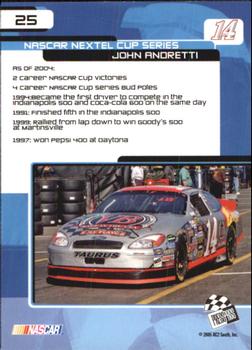 2005 Press Pass Trackside #25 John Andretti Back