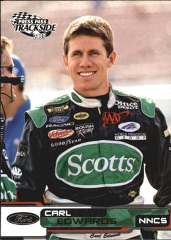2005 Press Pass Trackside #28 Carl Edwards Front