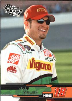 2005 Press Pass Trackside #45 J.J. Yeley Front