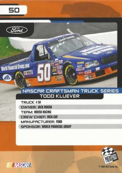 2005 Press Pass Trackside #50 Todd Kluever Back