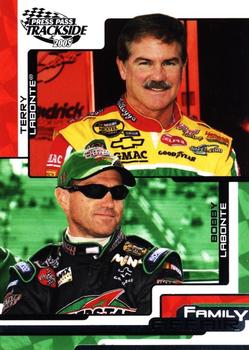 2005 Press Pass Trackside #80 Terry Labonte / Bobby Labonte Front