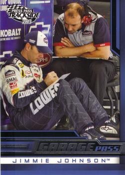 2005 Press Pass Trackside #86 Jimmie Johnson Front
