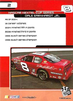 2005 Press Pass Trackside #2 Dale Earnhardt Jr. Back