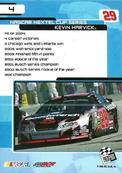 2005 Press Pass Trackside #4 Kevin Harvick Back