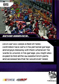 2005 Press Pass Trackside #85 Kevin Harvick Back