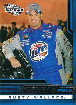 2005 Press Pass Trackside #92 Rusty Wallace Front