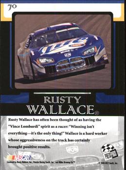 2005 Press Pass VIP #70 Rusty Wallace Back