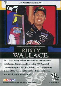 2005 Press Pass VIP #71 Rusty Wallace Back
