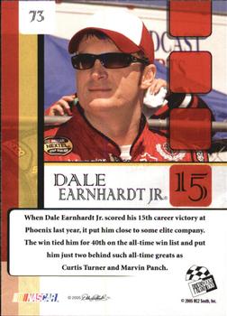2005 Press Pass VIP #73 Dale Earnhardt Jr. Back