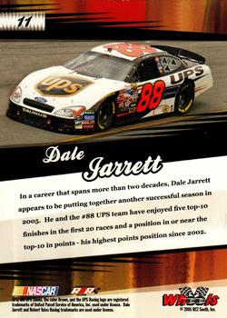 2005 Wheels American Thunder #11 Dale Jarrett Back