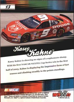 2005 Wheels American Thunder #13 Kasey Kahne Back