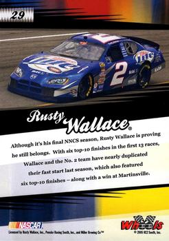 2005 Wheels American Thunder #29 Rusty Wallace Back