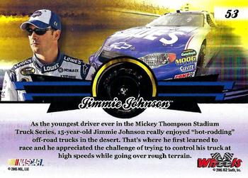 2005 Wheels American Thunder #53 Jimmie Johnson's Car Back