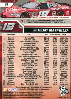 2006 Press Pass #15 Jeremy Mayfield Back