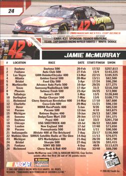 2006 Press Pass #24 Jamie McMurray Back