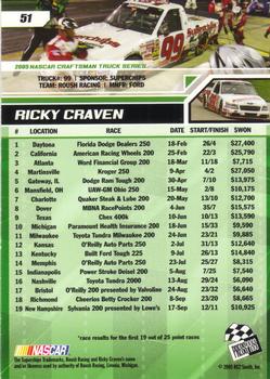 2006 Press Pass #51 Ricky Craven Back