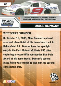 2006 Press Pass #55 Mike Duncan Back